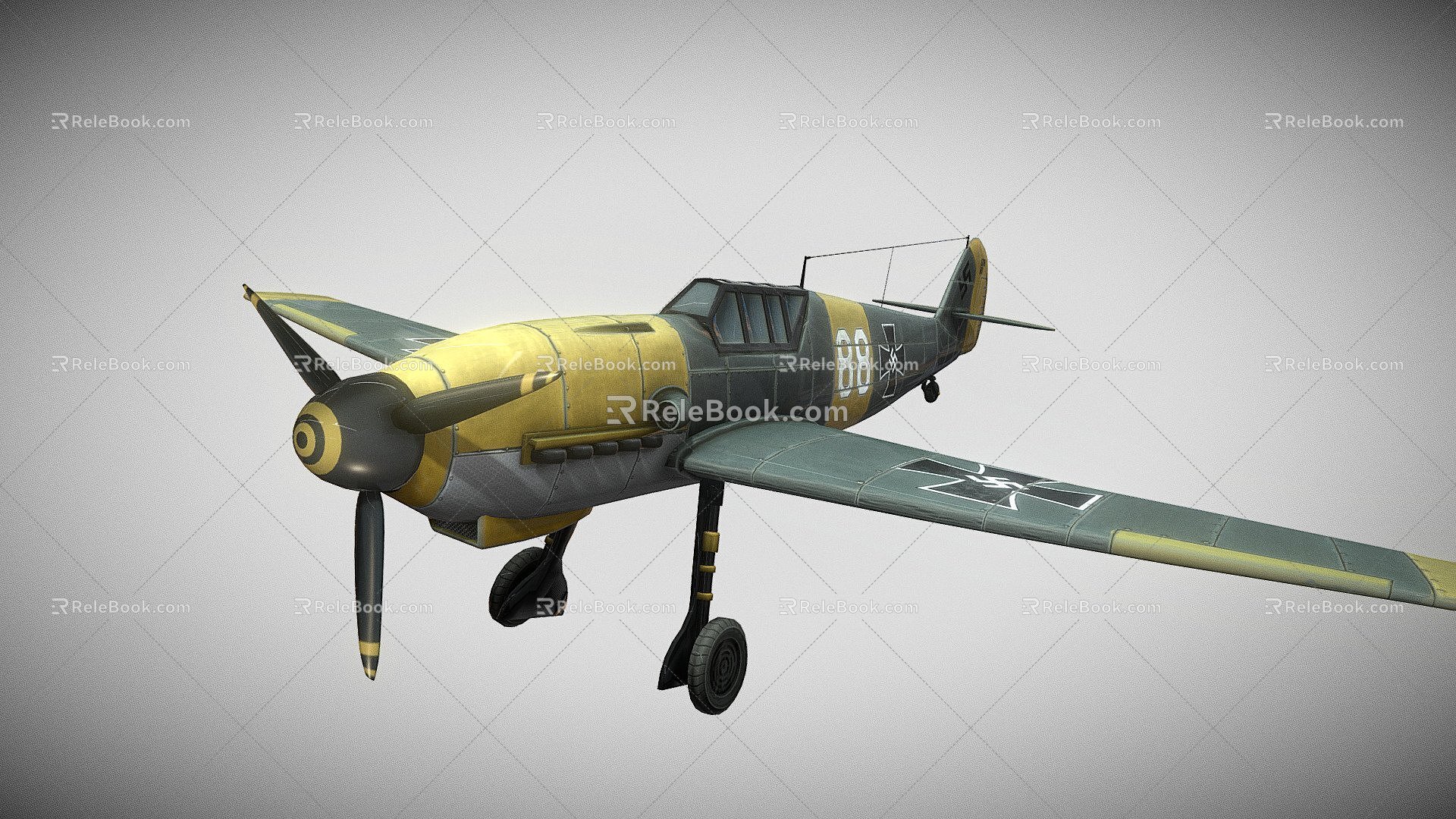 Aircraft Fighter 3d model