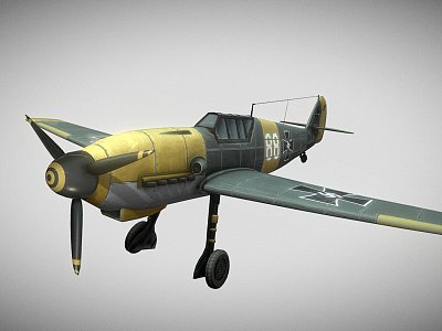 Aircraft Fighter 3d model