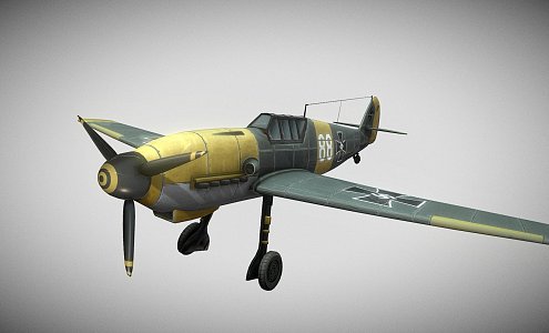 Aircraft Fighter 3d model