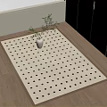 Simple Carpet Square Carpet Square Carpet 3d model