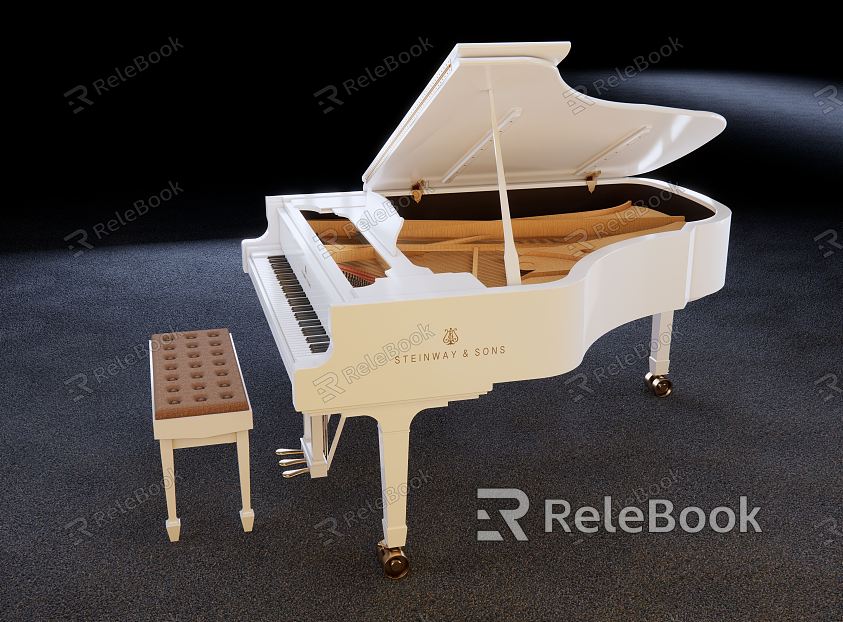 Modern Piano Grand Piano model