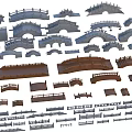 Various Types of Bridge Models with Different Designs and Structures