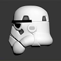 Modern Helmet Sci-Fi Helmet Alien Helmet High-Tech Helmet 3d model
