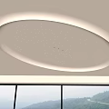 Elliptical Star Ceiling 3d model
