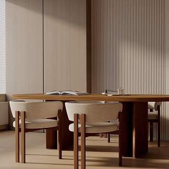 Modern table combination 3d model