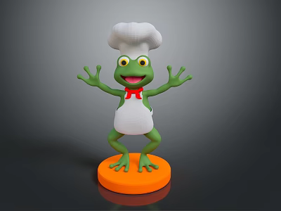 Frog Poison Frog Game Frog Reptile Cold Blooded Animal Reptile 3d model