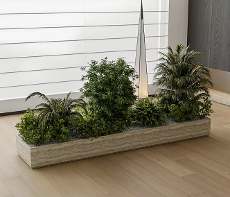 Modern Landscape Bonsai Green Plant 3d model