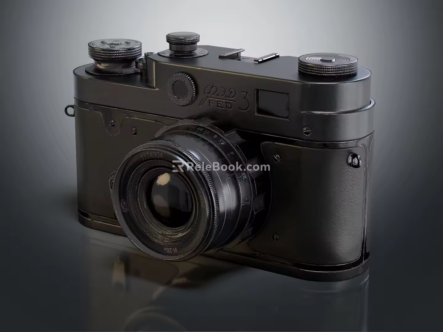 Modern Camera SLR Camera Card Machine 3d model