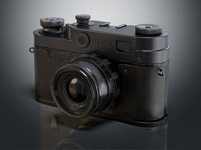 Modern Camera SLR Camera Card Machine 3d model