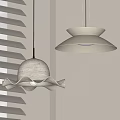 Modern Pendant Lights With Wavy And Dome Shaped Shades For Interior Warm Lighting