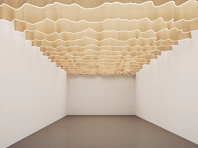 Veil Decorative Ceiling Veil Ceiling Decorative Wedding Veil Decorative Camping Atmosphere LED Light Restaurant Atmosphere LED Light Special-Shaped Curtain Ceiling 3d model