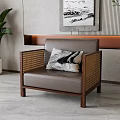Single sofa 3d model