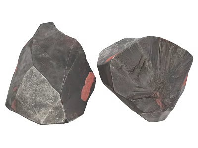 Natural Stone and Wood with Raw Textures and Earthy Color Patterns 3d model