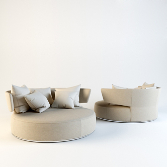 Single sofa 3d model