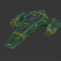 Modern fighter sci-fighter sci-fighter space fighter 3d model