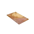 Square Rug With Brown And Beige Abstract Pattern Textured Artistic Design