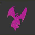 Game Movie Character Golden Dragon Mythical Statue with Detailed Wings and Shiny Metallic Finish