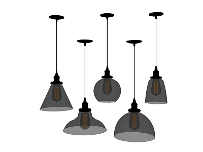 Modern chandelier IKEA Sweden 3d model Modern chandelier IKEA Sweden 3d model