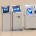 Smart Machines Self Service Kiosks With Digital Screens Three Styles For Payment Services