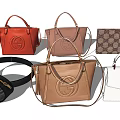 Stylish Designer Bags With Various Styles Colors Logos And Patterns