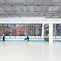 Spacious Indoor Table Tennis Hall With TENNIS HERO Banners And Active Players