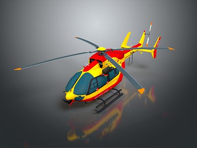 Modern Helicopter Gunship Helicopter Aircraft Gunship Combat Helicopter 3d model