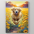 Decorative Painting Animal Painting Landscape Painting Abstract Painting Figure Painting 3d model