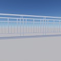 Modern Railing 3d model