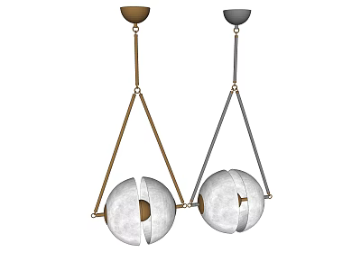 Modern Chandelier Metal Glass Chandelier Restaurant Chandelier Fashion Chandelier 3d model