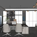 Modern Manager's Office 3d model
