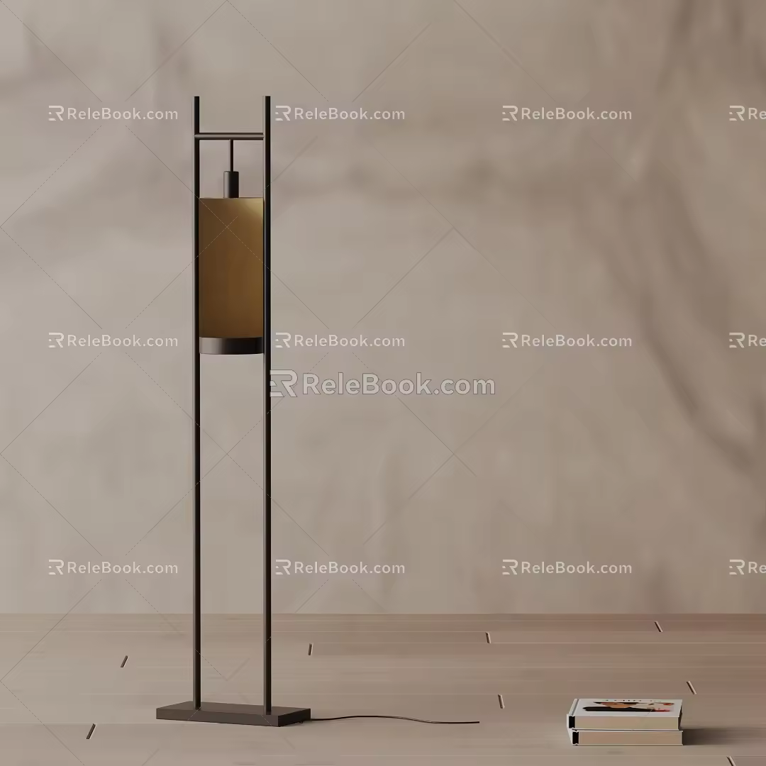 Modern floor lamp 3d model