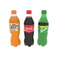 Popular Carbonated Soft Drinks Including Fanta Coca Cola And Sprite Bottles