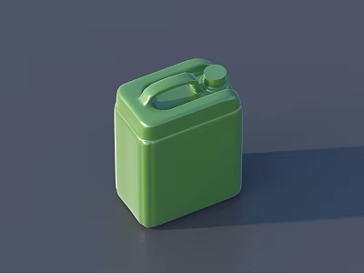High Quality Green Square Industrial Equipment With Handle And Secure Lid 3d model