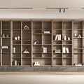 Modern Bookcase Simple Bookcase 3d model