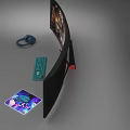 Curved Gaming Monitor With RGB Lighting Ultra Wide Screen For Gaming Setup