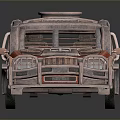 Custom Metallic Car With Grille Design Roll Cage And Unique Exterior