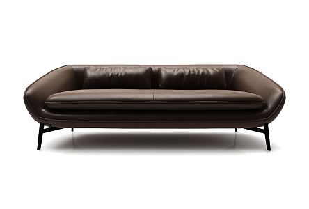 modern double sofa 3d model