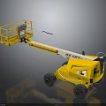 JLG LIFT Mobile Aerial Work Platform With Extendable Boom And Yellow Work Platform