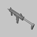 Weapon submachine gun 3d model