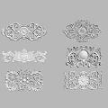 Elegant Intricate Ornate Carved Decorations with Various Designs for Home Decor