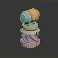 Sci-fi Items Sci-fi Components High-tech Components Sci-fi Equipment Sci-fi Scene Sci-fi Environment Game Scene 3d model