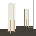 Modern Floor Lamp-Quiet Wind Floor Lamp 3d model