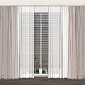 Layered Curtains Elegant Modern Sheer And Thick Window Curtains With Decorative White Wall Interior