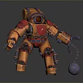 Mech Warrior Mech Soldier Machine Battlearm Mechanical Battlearm Machine Fighter Robot 3d model