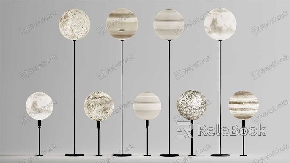 Modern light combination planet lamp model