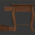 Classic Wooden Side Tables With Drawers Shelves And Open Drawer Design Detail