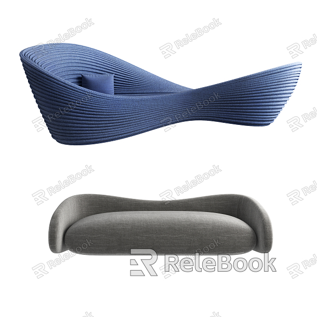 Modern special-shaped sofa special-shaped sofa combination model