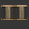 Vintage Metal Radiator With Decorative Tubes And Sturdy Stands For Home Use
