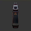 Advanced Futuristic Sci Fi Weapon With Colorful Accents And Detailed Grip Design