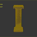 Columns Stone Columns Stone Columns Old Columns Roman Columns Roman Columns Classical Columns Greek Columns 3d model